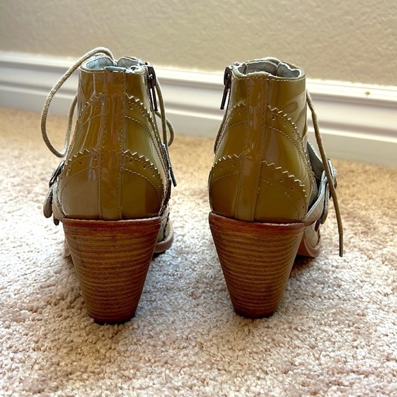 Plomo peep-toe booties - Picture 2 of 5